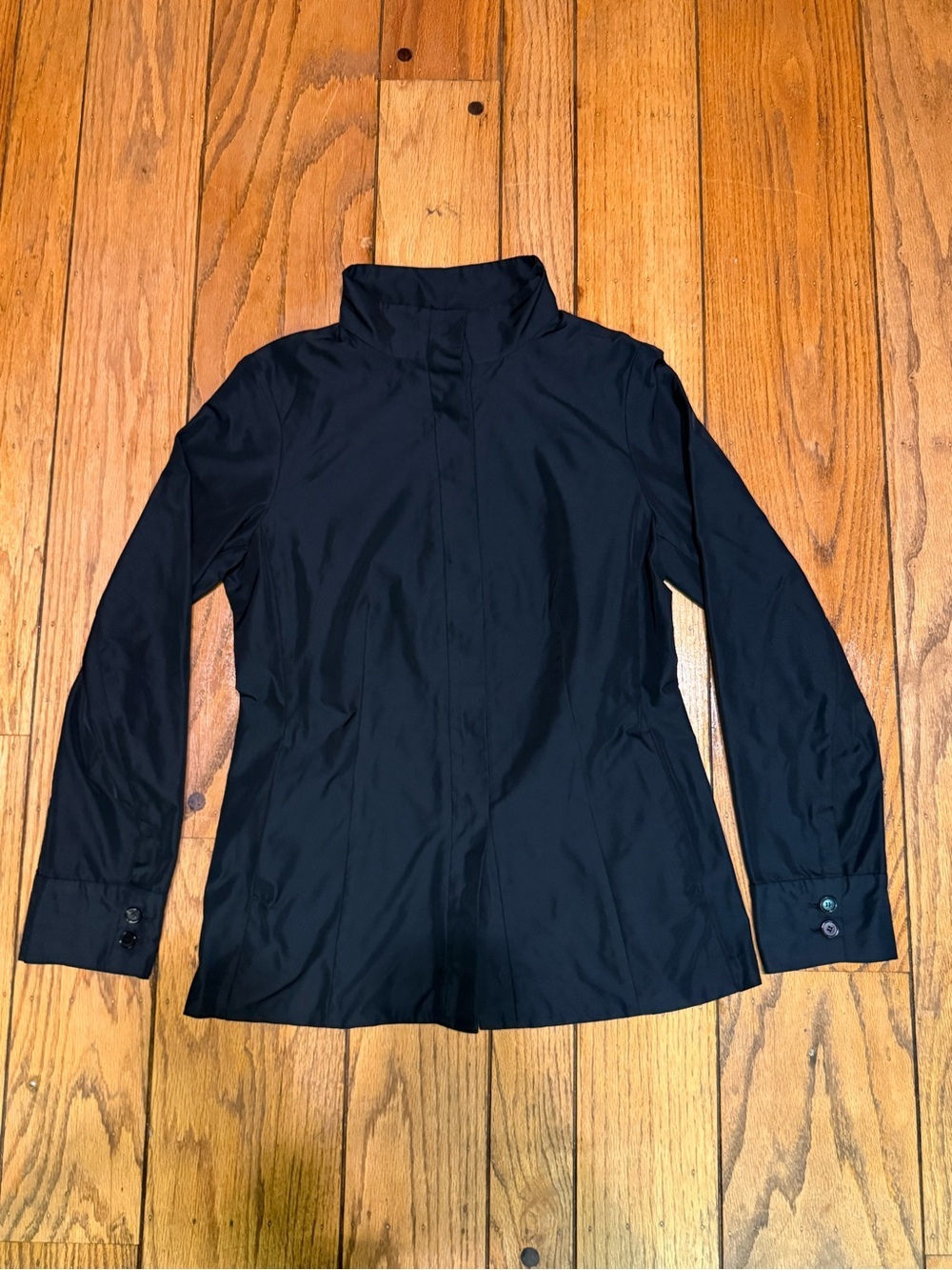 Peter O. Mahler black long sleeve button down size 1